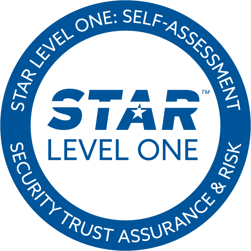 CSA STAR Level 1 self-assessment — view our registry entry
